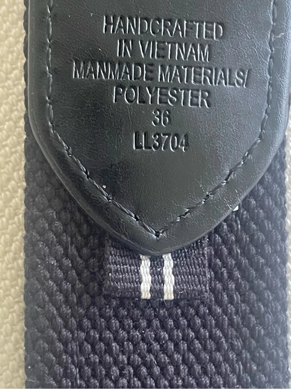 Nautica Belt with Sailboats Size 36   New No Tags  Handcrafted